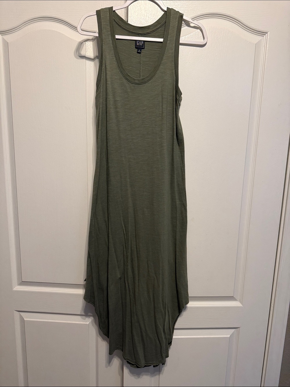 GAP Olive Tank Midi Dress